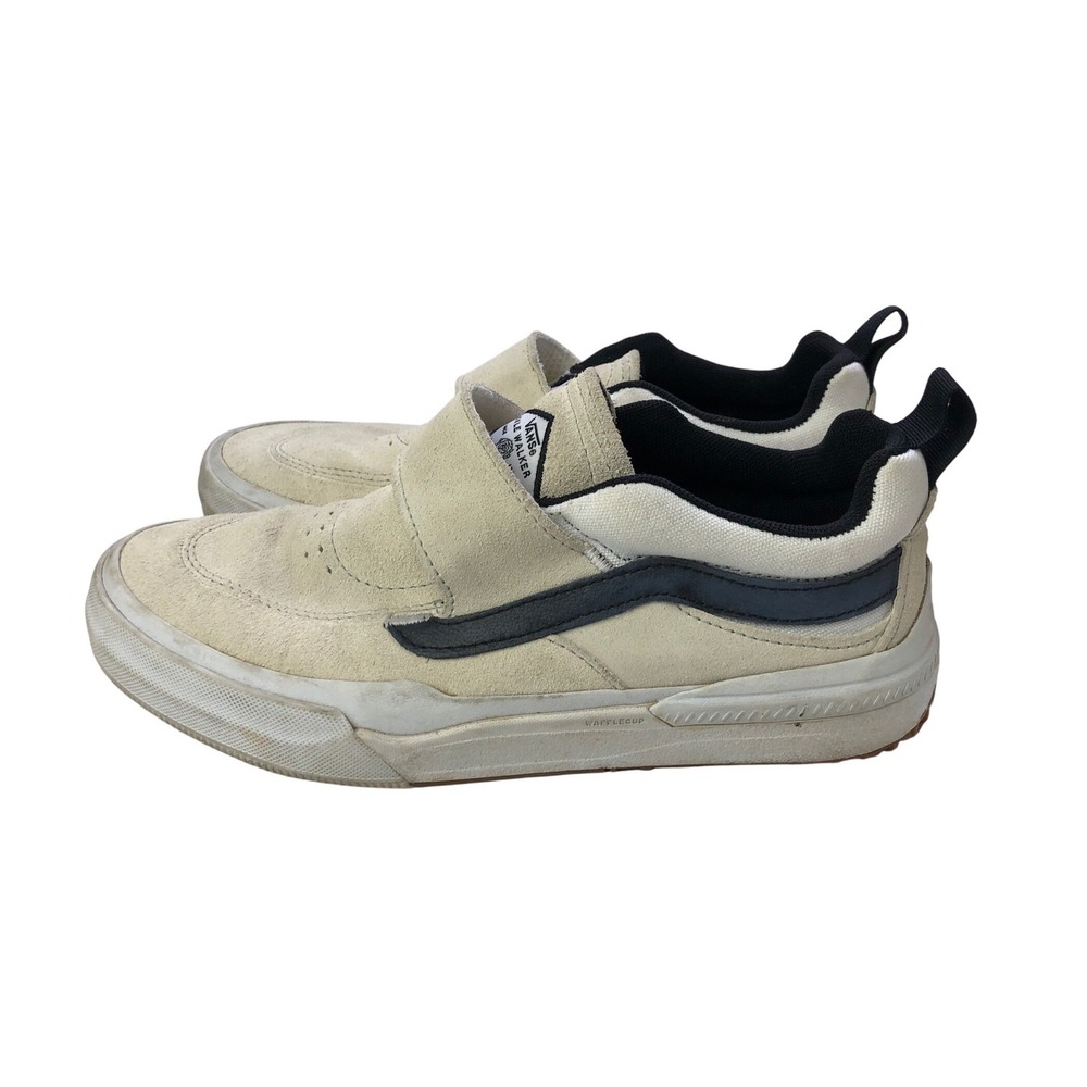 Vans Kyle Walker Pro 2 Pop Cush Wafflecup Skate Shoes Mens 6.5 Cream Black Suede - Picture 4 of 12